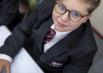 Student in uniform